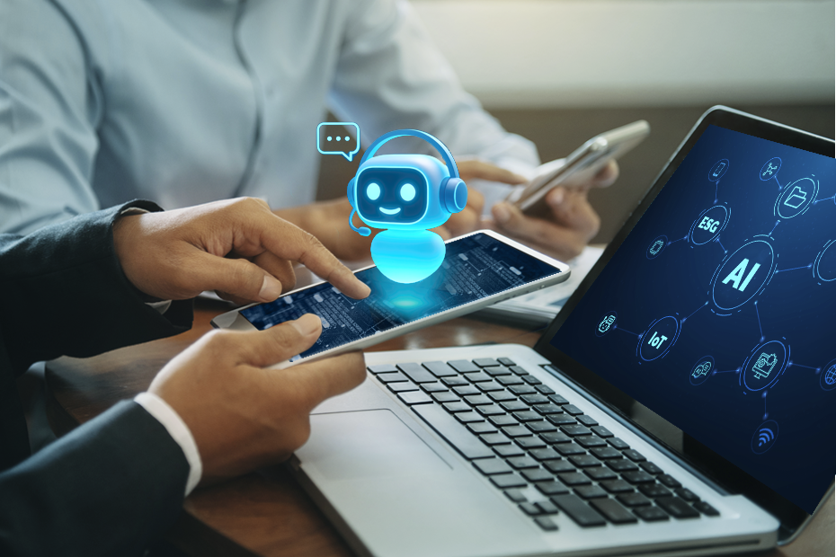 Gestor analisando as tendências na gestão de facilities para 2026 em um painel digital.